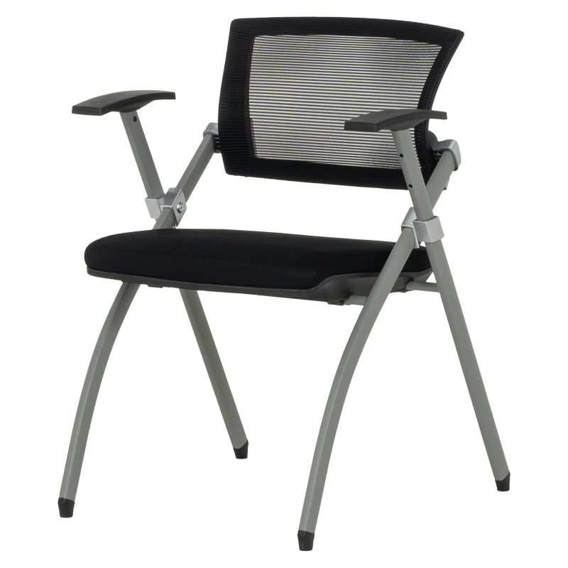 Сгъваем посетителски офис стол Carmen 1703 черен